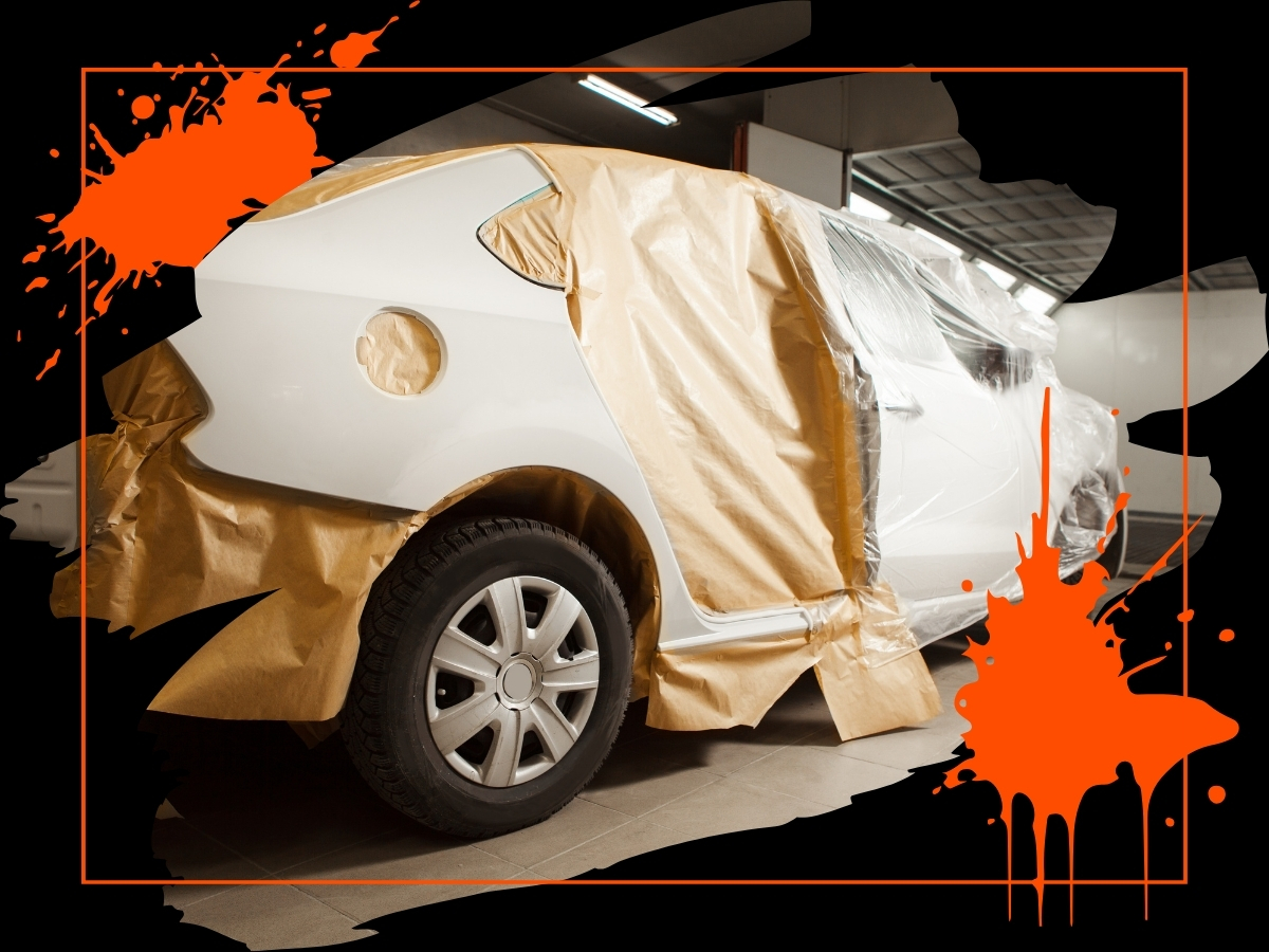 Car getting wrapped